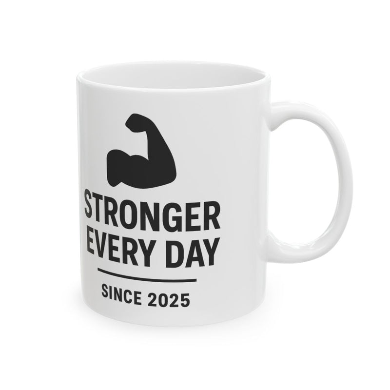 Motivational Ceramic Mug - 'Stronger Every Day' - Perfect Gift for Fitness Enthusiasts, Coffee Lovers, Gym Goers, Inspirational Mug, [...]